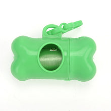 Load image into Gallery viewer, Pet Waste Bag Dispenser For Dog Poop Bags Bone Shape Plastic Pet Small Dog Outdoor Waste Poop Bag Dispenser Holder With 1 Bag