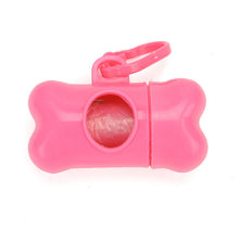 Load image into Gallery viewer, Pet Waste Bag Dispenser For Dog Poop Bags Bone Shape Plastic Pet Small Dog Outdoor Waste Poop Bag Dispenser Holder With 1 Bag